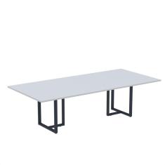 Imagem de Mesa de Reunião Retangular 200x90cm Mr2000p25tub Cinza/Azul