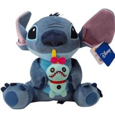 Imagem de F0136-8 Disney Pelucia Stitch E Scrump 33Cm