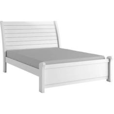Imagem de Cama Casal Queen 1,60 Estrutura Em Mdf Resistente - Siena-Branco - Bia