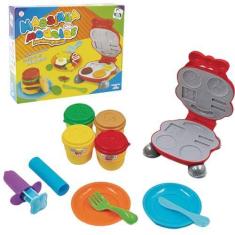 Imagem de Massinha De Modelar Churrasqueira Completa 4 Potes Pica Pau