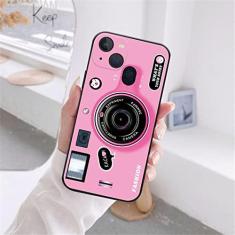 Imagem de Capa de telefone com câmera retrô para iPhone 11 12 13 Pro Max X XR XS MAX X 6s 8 7 Plus 13Mini Color Soft TPU silicone case, S00041, Para iPhone 14Pro