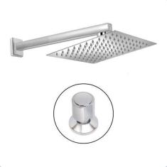 Imagem de Ducha Para Piscina Com Acabamento Padrão Docol Cromado Chuveiro Inox Q