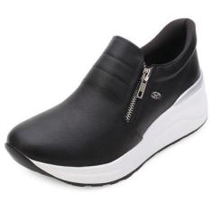 Imagem de Tênis Anabela Casual Conforto Slip On Via Marte-Feminino