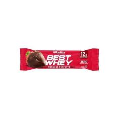 Imagem de Best Whey Bar (62g) - Sabor: Morango Perfeito (49g) - Atlhetica Nutrit