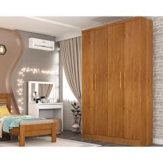 Imagem de Guarda Roupa Solteiro Amsterdam c/ 4 Portas e 2 Gavetas-Tcil Móveis Cinamomo