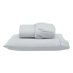 Imagem de Jogo De Lençol Solteiro 400 Fios 2 Peças Percal 100% Toque Macio - Dec