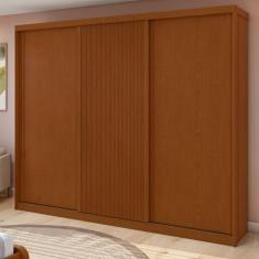 Imagem de Guarda-Roupa Ollie 3 Portas 6 Gavetas 6 Prateleiras - Móveis Lopas