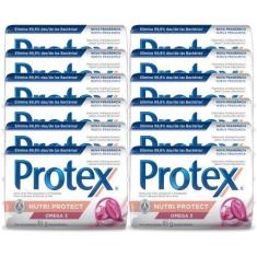 Imagem de Kit Sabonete Em Barra Protex Nutri Protect Omega 3 85G Com 12 Unidades