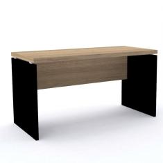 Imagem de Mesa para Escritório Diretor 170x70cm PE40 Pandin Móveis  Noce Marromlle/Preto