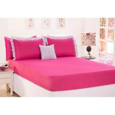 Imagem de Jogo De Lençol Poa Queen Size 04 Peças Pink