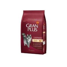 Imagem de Ração Gran Plus Gatos Castrados Salmão E Arroz 10Kg - Affinity/Guabi