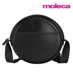 Imagem de Bolsa Moleca Original Lancamento Virginia Transversal Redonda Casual Dia A Dia Elegante Estilo-Feminino