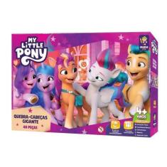 Imagem de Quebra-Cabeça Infantil 48 Peças Gigantes My Little Pony - Mimo Toys