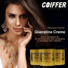 Imagem de Máscara Queratina Creme Coiffer 500G Reconstrução Capilar - Reposição