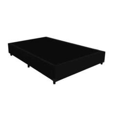 Imagem de Base Box Casal Poliéster Preto 138 X 188 X 40 - Bueno Sono Cama & Colc