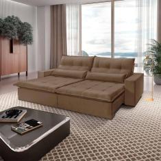 Imagem de Sofá Grecia Veludo 02 Módulos De 90cm B25cm Meu Sofá Online B016 Veludo Marrom