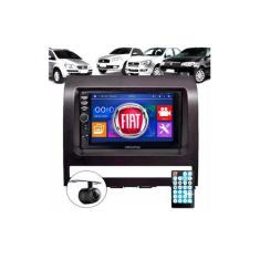 Imagem de Central Multimídia 2 Din Mp5 Fiat Palio Siena Câmera Moldura - First O