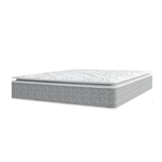 Imagem de Colchão Casal Nazar Molas Ensacadas com Pillow Top - Extra Conforto - Bello Box - Conforto com Viscoeslástico D33 Cinza