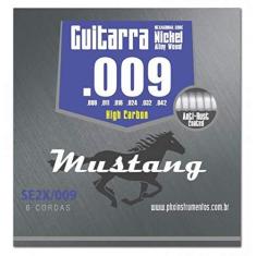 Imagem de Encordoamento Mustang Guitarra High-Carbon Se2x 0.09