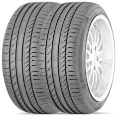 Imagem de Kit 2 Pneu Continental Aro 18 245/45r18 96W TL FR ContiSportContact 5