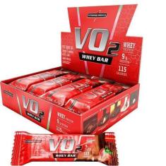Imagem de Vo2 Slim Protein Bar Caixa (12 Unidades) - Sabor: Morango - Integralmé