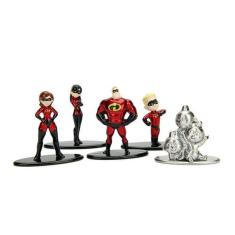 Imagem de Bonecos Nano Metalfigs Os Incríveis c/5 unidades: Disney