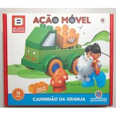 Imagem de Caminhão Da Granja Blocos Para Montar 11 Peças Polibrinq