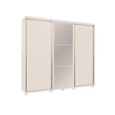 Imagem de Guarda Roupa 3 Portas De Correr Berlin Branco Camas Fênix - Fenix