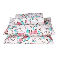 Imagem de Jogo De Lençol Queen 180 Fios Dia A Dia Floral Rosé Valle Enxovais 3 P