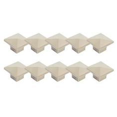 Imagem de Design House Puxador de coroa 182428, pacote com 10, níquel escovado