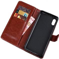 Imagem de Capinha Para Celular Iphone Xs Max Tela 6.5 Flip Carteira Cover Wallet Com Porta Cartões Premium Classica