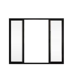 Imagem de Janela de Correr 4 Folhas S/ Grade Alumínio Preto 1.00 x 1.00 Linha Modular - Hale