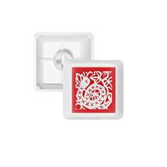 Imagem de Kit de atualização de teclado mecânico PBT com teclado mecânico de cobra animal cobra cortado em papel