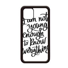 Imagem de Capa I Am Not Young Enouth to Know Everything para iPhone 12 Pro Max para Apple Mini Mobile Case Shell