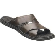 Imagem de Chinelo Pegada Masculino Em Couro