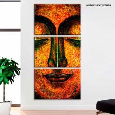 Imagem de Conjunto De 3 Telas Decorativa Color Buddah