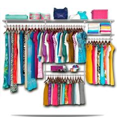 Imagem de Roupeiro aramado quarto pequeno closet feminino solteiro 2,50 BR