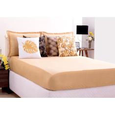 Imagem de Jogo De Lençol Liberty Queen 07 Peças Avelã