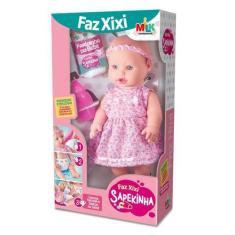 Imagem de Boneca Sapekinha Faz Xixi Com Acessorios Milk Brinquedos