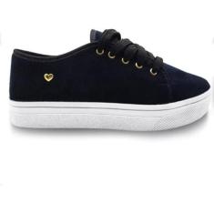 Imagem de Tênis Feminino Casual Confortável Pingente Coração -  Lezzione