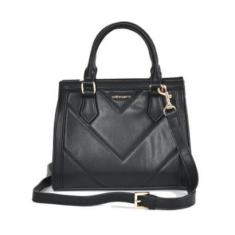 Imagem de Bolsa Tote Via Marte Matelassê Alça de Mão Fixa e Alça Tiracolo Removível B1-155-Feminino