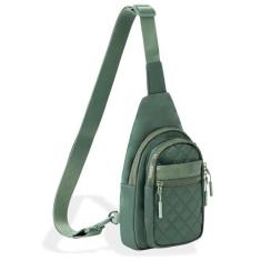 Imagem de Plus Size – Bolsa tiracolo com compartimento duplo – alça extralonga 167 cm – pochete – bolsa transversal com alça estendida – bolsa de peito elegante – suporte de telefone unissex feminino e