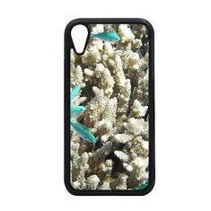 Imagem de Capa para iPhone XR com imagem da natureza da ciência de corais de peixe oceano para proteção de telefone Apple