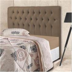 Imagem de Cabeceira Cama Box Casal Iasmin 1,60 Sued Animale Marron Medio Grupo 1- 1/06