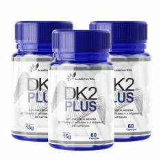 Imagem de Kit 03 Dk2 Plus Vitamina D + K2 180 Cápsulas - Nt Suplementos