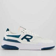 Imagem de Tênis Reserva Broox Branco e Azul Petróleo-Masculino