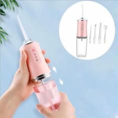 Imagem de Jato Irrigador Eletrico Limpador Oral Bucal Dental Gengiva - HGA