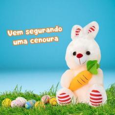 Imagem de Coelho Pelucia Páscoa Presente Decoração Coelhinho 25cm Rosa - bee toy