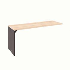 Imagem de mesa dinâmica shelf calvi e preta 170 cm