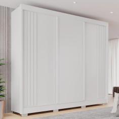 Imagem de Guarda-roupa Casal 3 Portas 4 Gavetas Atenas